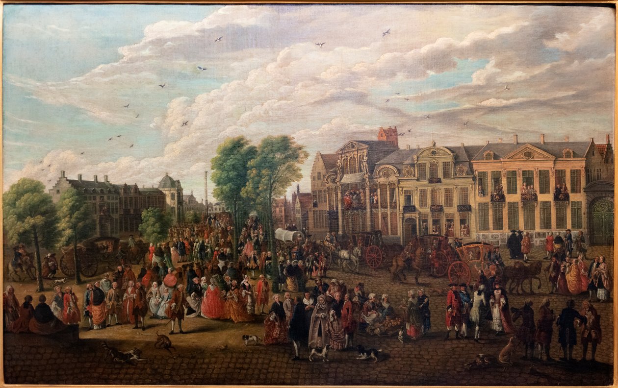View of the city of Ghent (De Kouter) 作者 恩格尔伯特范西克勒斯