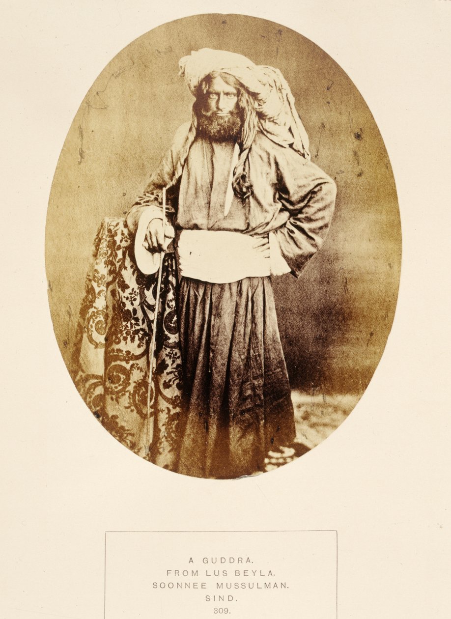 Guddra，来自Lus Beyla，Soon，Sind，来自印度人民，由J. Forbes Watson出版，1868年出版（蛋白印刷品） 作者 英国摄影师
