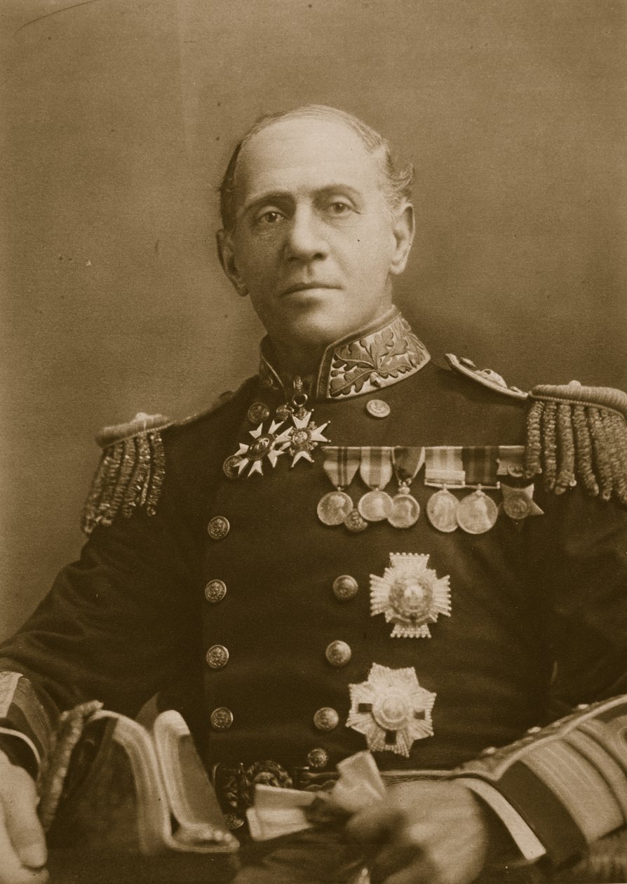 海军上将塞西尔·伯尼爵士，KCB，GCMG，大舰队的二级指挥官，1914-19 作者 英国摄影师