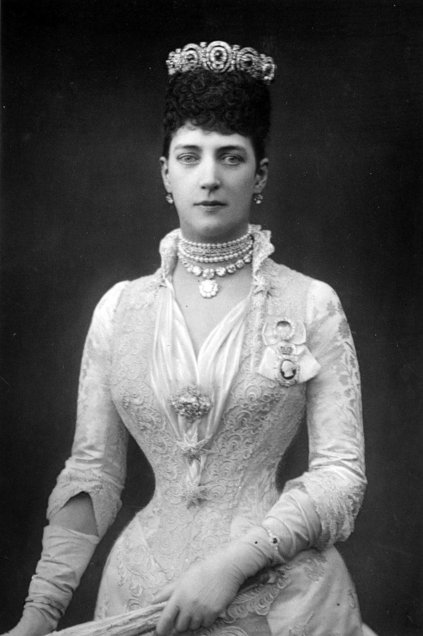 亚历山德拉，英国爱德华七世女王陛下，1890年 作者 英国摄影师