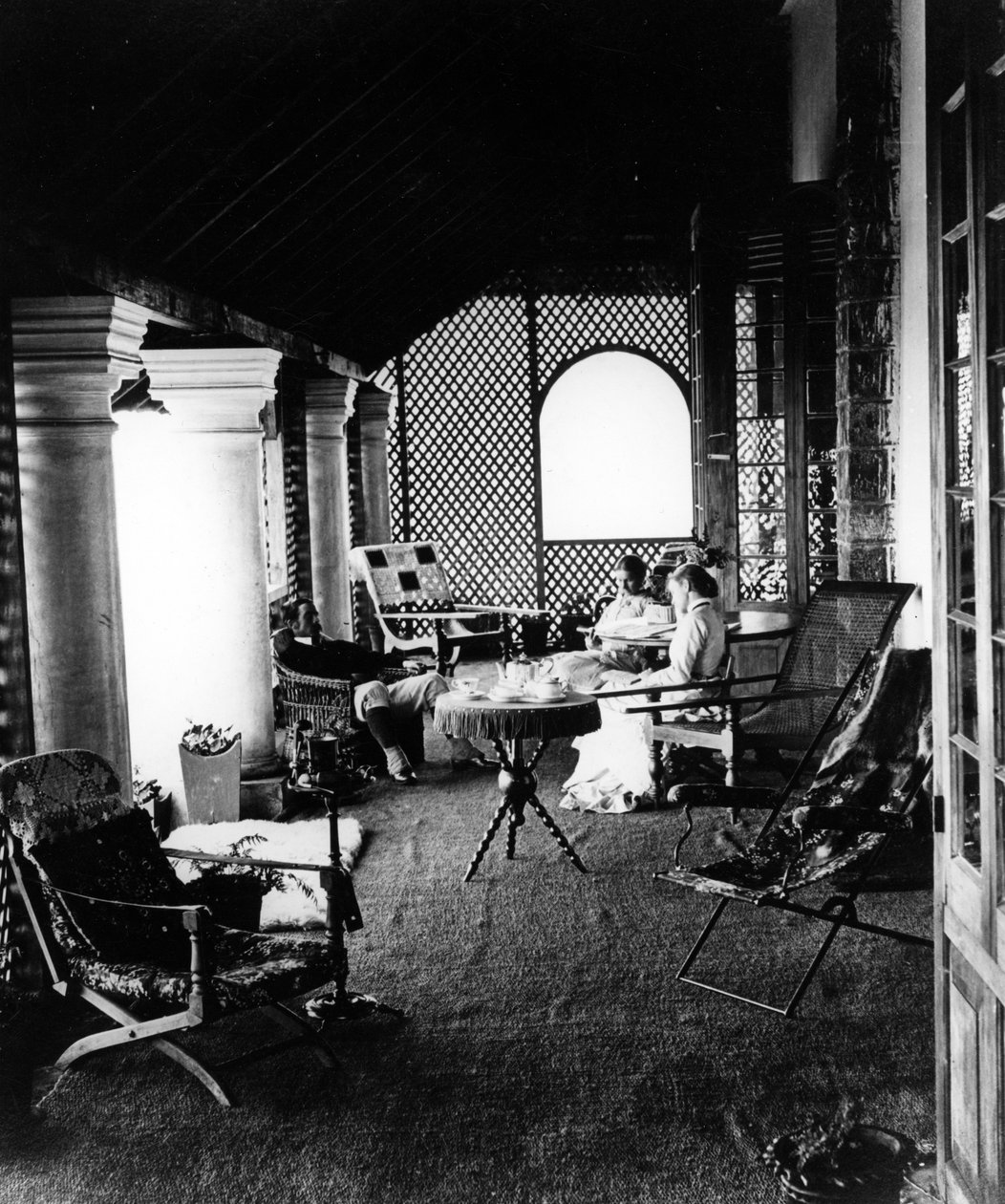 Archie Chamberlins平房，锡兰，1877年 作者 英国摄影师