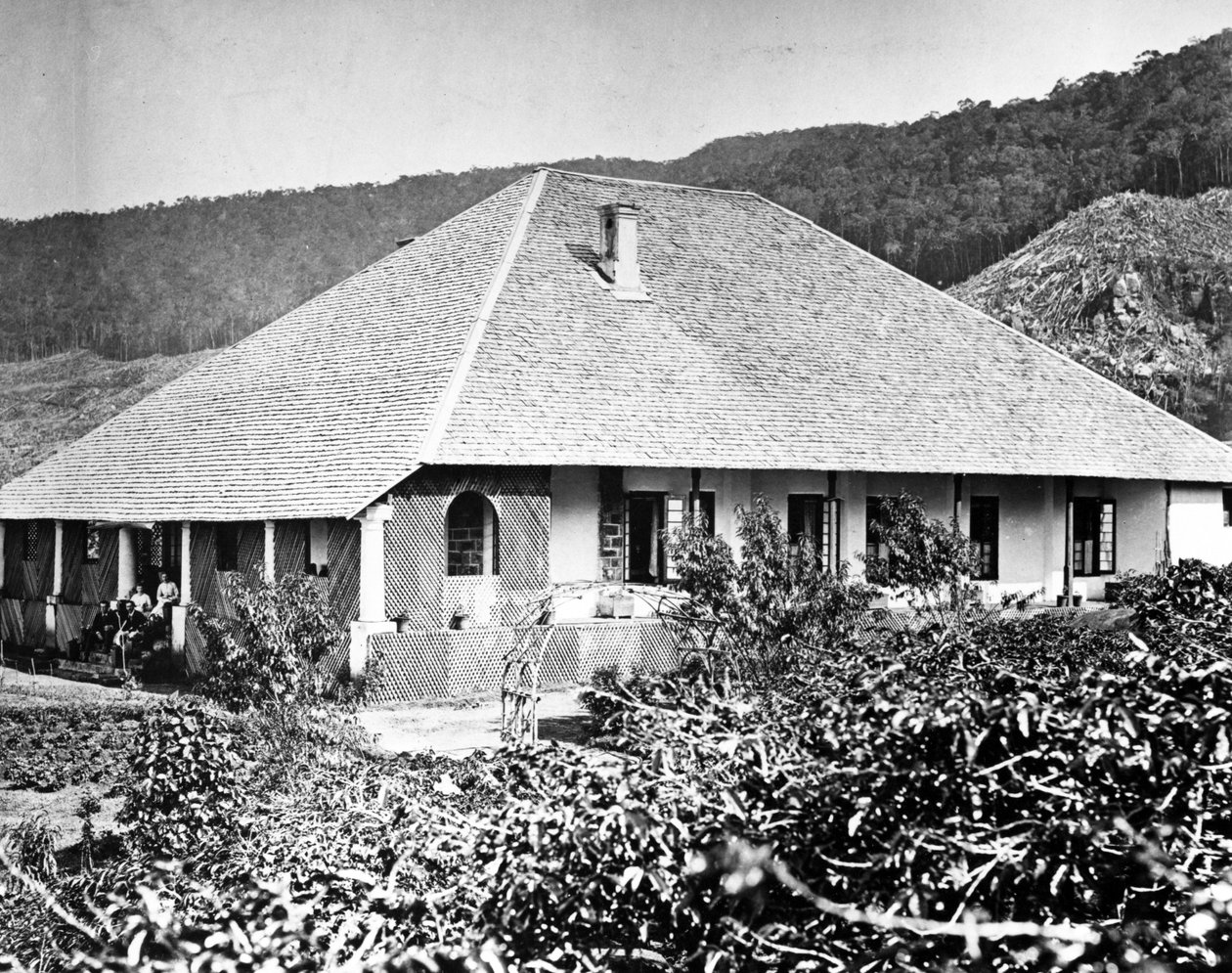 Archie Chamberlins平房，锡兰，1877年 作者 英国摄影师