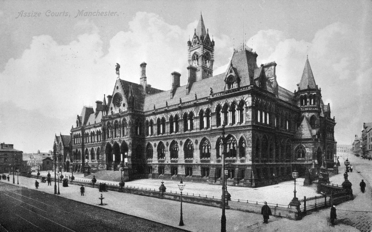 Assize Courts，Manchester，c.1910 作者 英国摄影师