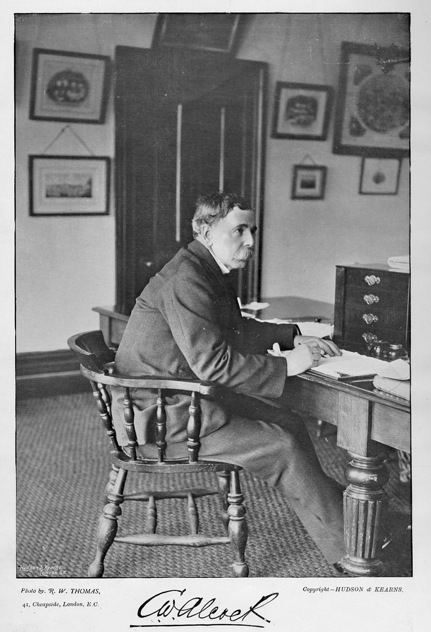 来自着名板球运动员和板球场的CW Alcock，由Hudson和Kearns于1895年出版 作者 英国摄影师