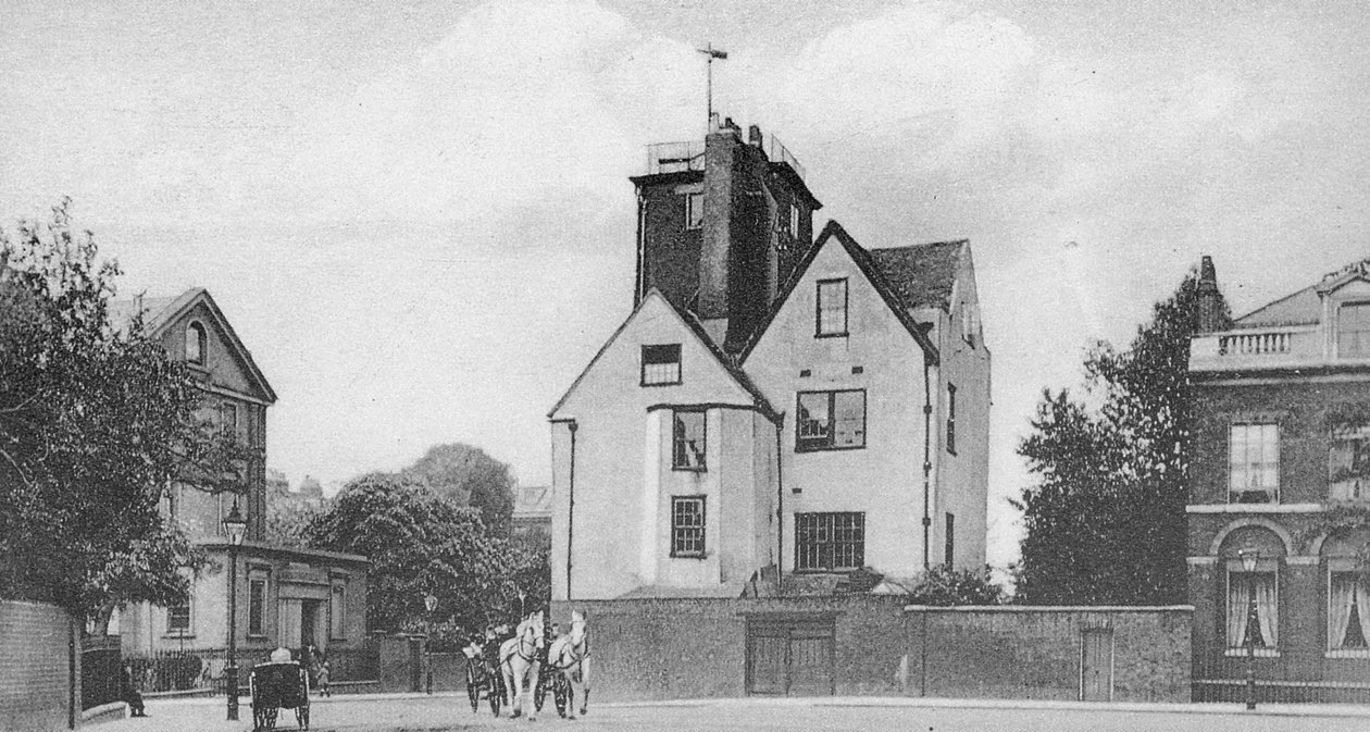 Canonbury Tower，Canonbury Square，Islington，c.1907 作者 英国摄影师
