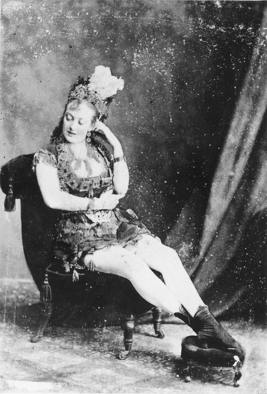 Lardy Wilson小姐的Carte de Visite，1870年代（蛋白打印） 作者 英国摄影师