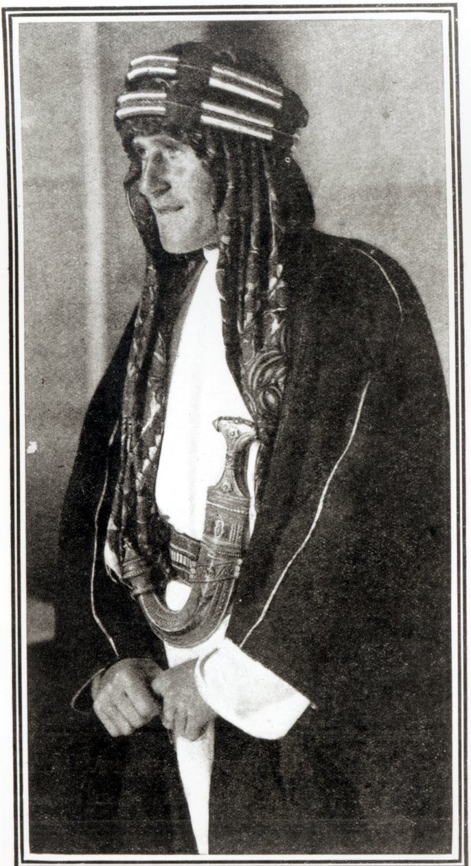 TE Lawrence上校，1919年 作者 英国摄影师