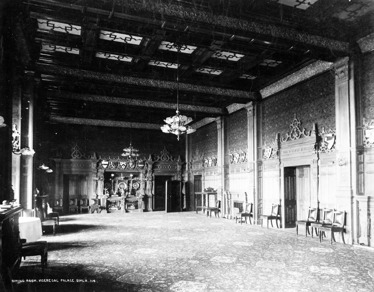 西格拉的Viceregal Lodge餐厅，1890年 作者 英国摄影师