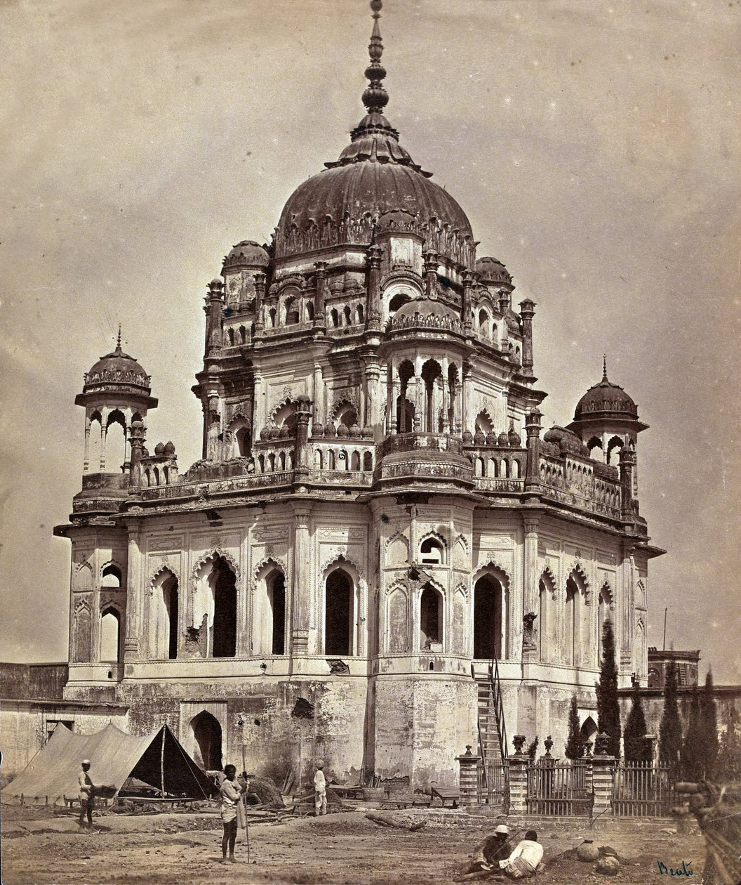 圆顶的宫殿，c.1858 作者 英国摄影师