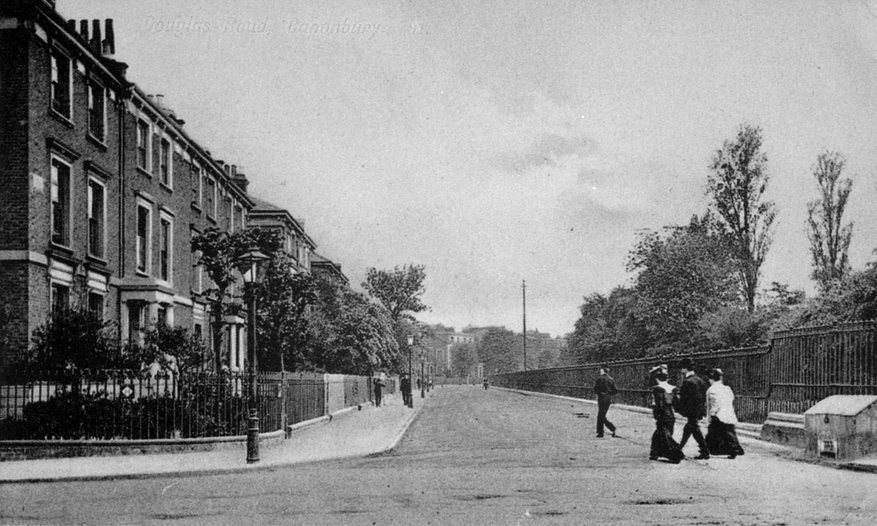 Douglas Road，Canonbury，Islington，c.1905 作者 英国摄影师