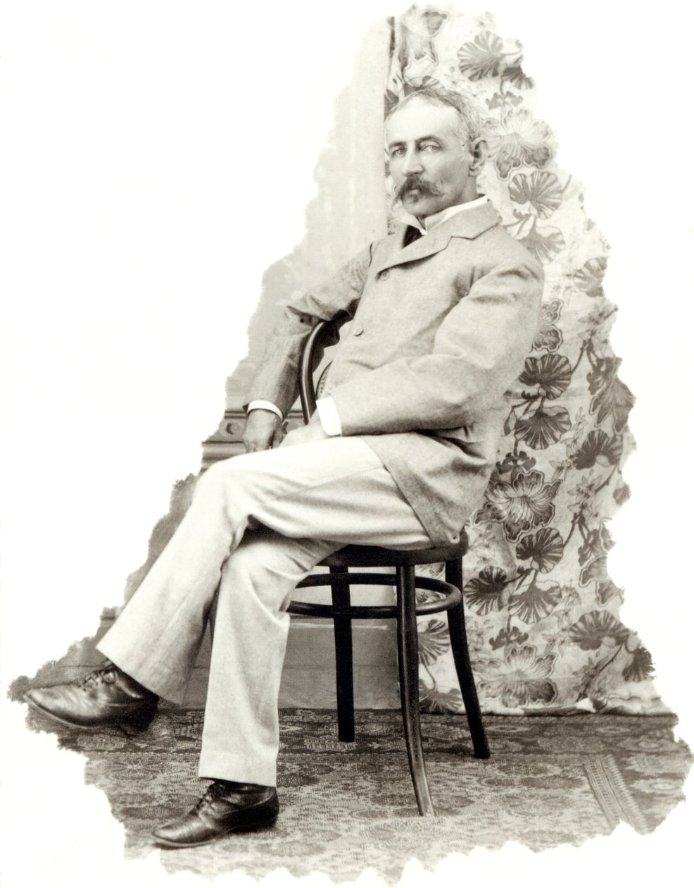 特立尼达州长，c.1891 作者 英国摄影师
