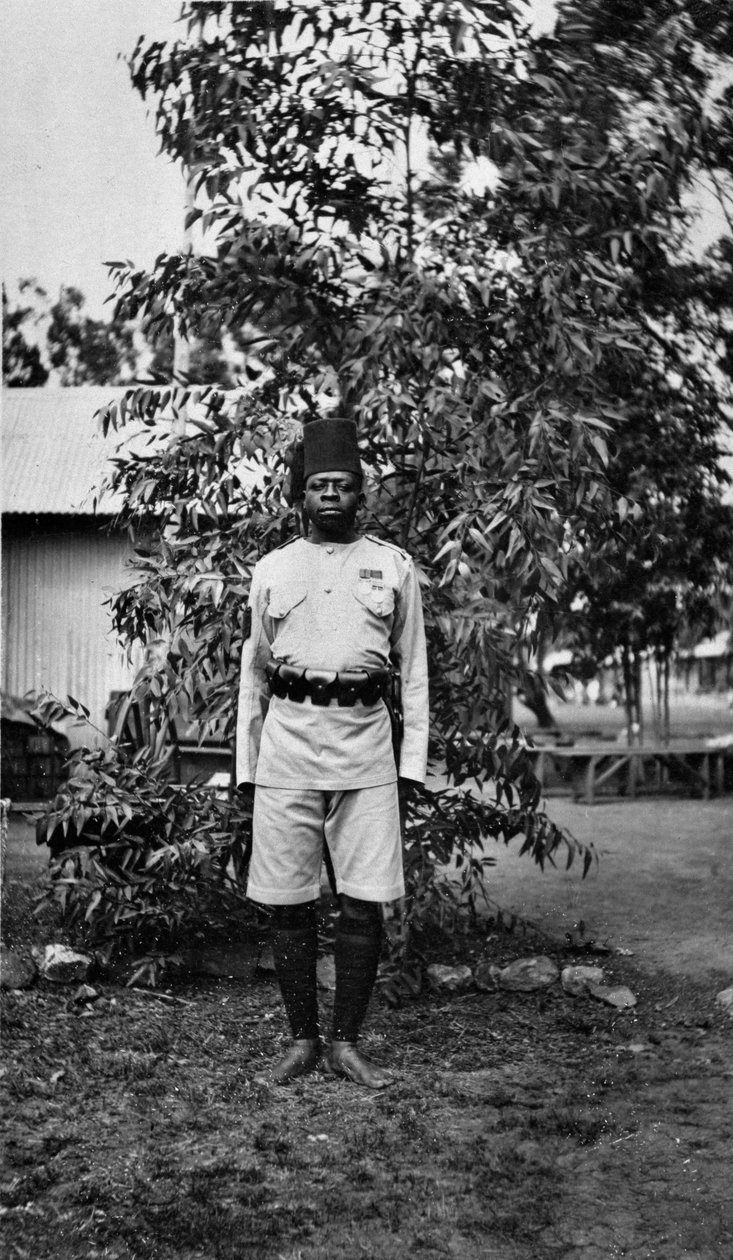 肯尼亚士兵，c.1914 作者 英国摄影师