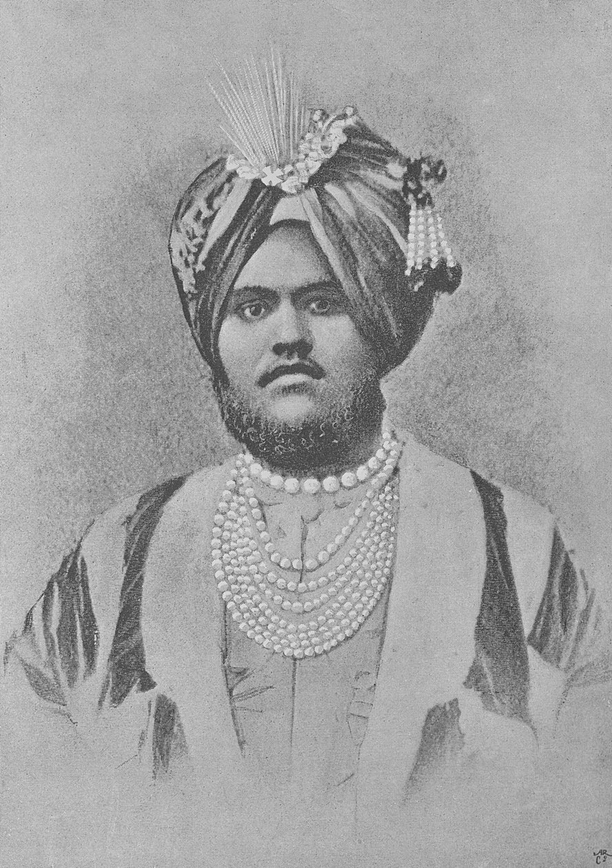 Kapurthala的Maharaja Jagatjit Singh 作者 英国摄影师