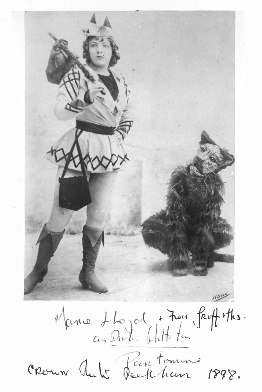 玛丽·劳埃德（1870-1922）于1898年饰演迪克·惠廷顿 作者 英国摄影师