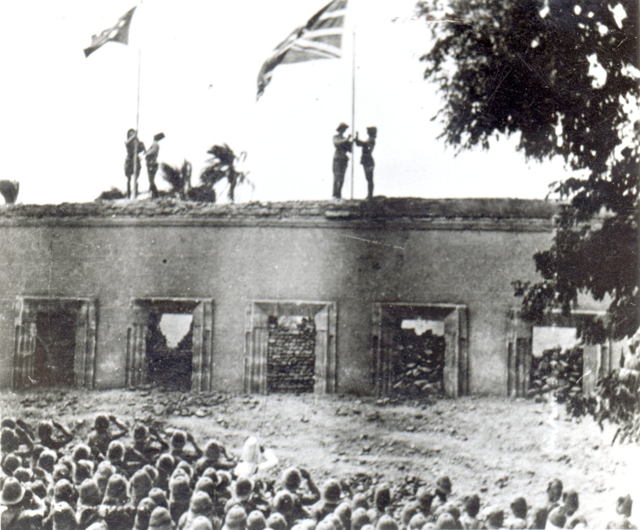 1898年9月4日，喀土穆的查尔斯乔治戈登将军纪念仪式 作者 英国摄影师