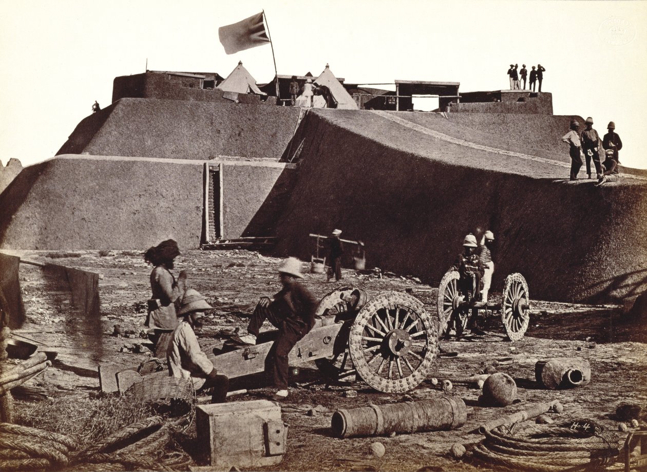 Pehlang Fort，1860（蛋白银印） 作者 英国摄影师