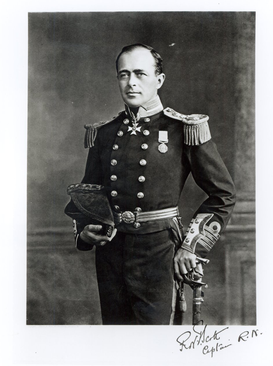 Robert Falcon Scott上尉的肖像（1868-1912） 作者 英国摄影师