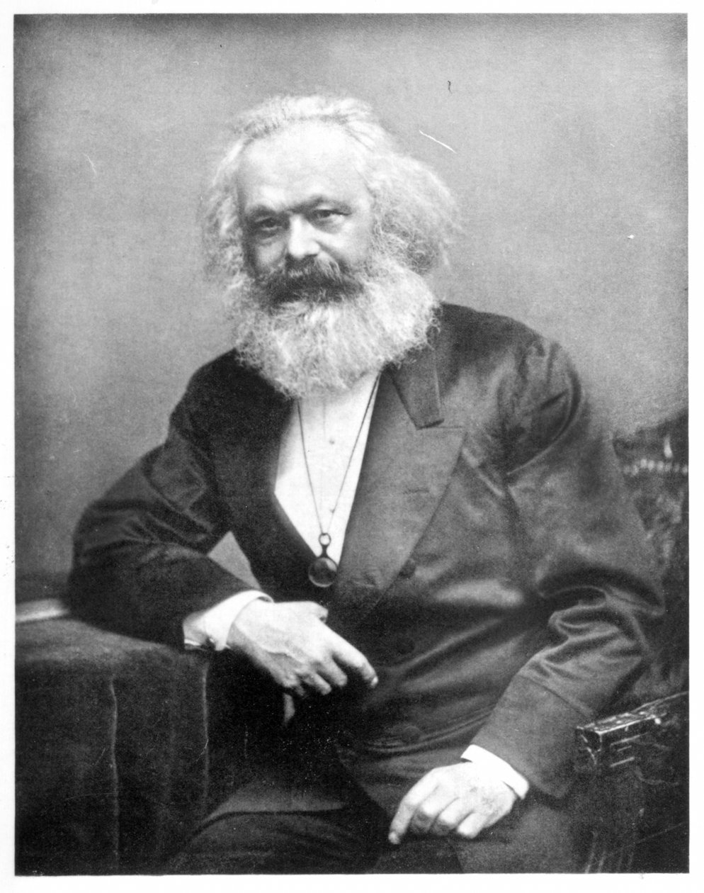 卡尔·马克思的肖像（1818-1893） 作者 英国摄影师
