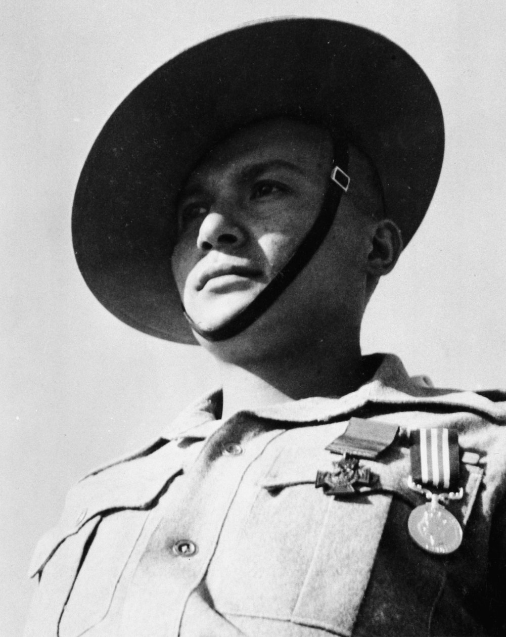 Rifleman Ganju喇嘛VC MM，第1营，爱丁堡自己的Gurkha Rifles第7营的肖像 作者 英国摄影师