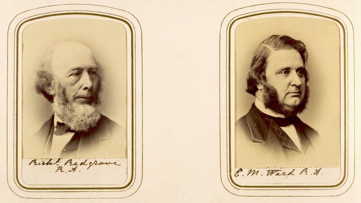 Richard Redgrave和Edward Matthew Ward的肖像 作者 英国摄影师