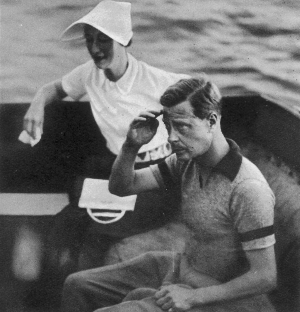 爱德华王子和沃利斯战场辛普森在1936年皇家巡航期间 作者 英国摄影师