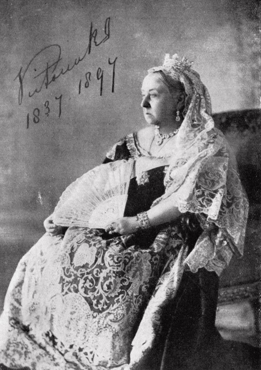 维多利亚女王（1819-1901）授权的Diamond Jubilee照片，1897年 作者 英国摄影师