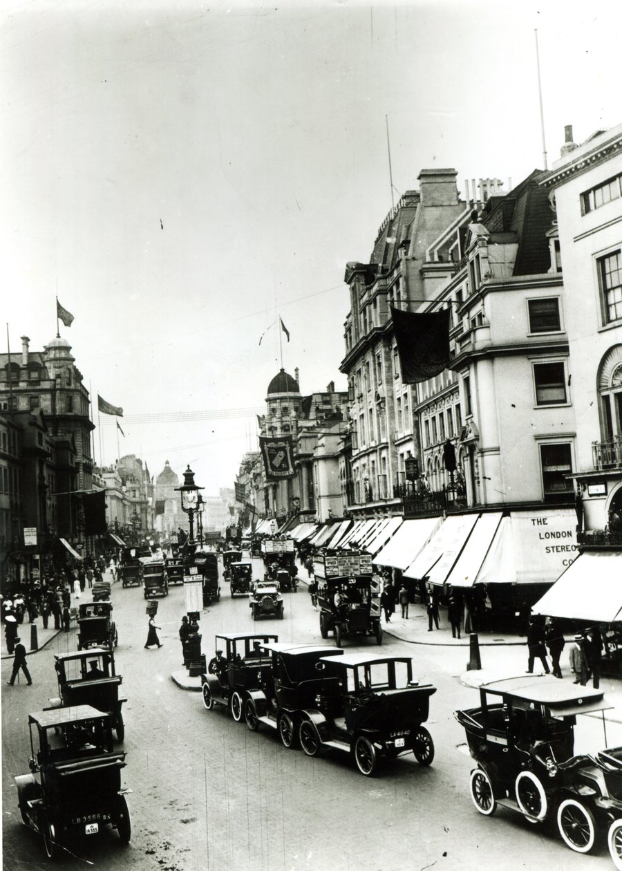 摄政街，1910年代 作者 英国摄影师