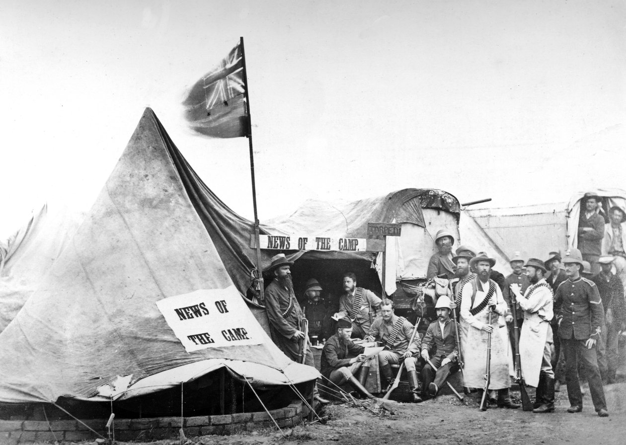 出版官和编辑的营地新闻季，第1880-81页 作者 英国摄影师