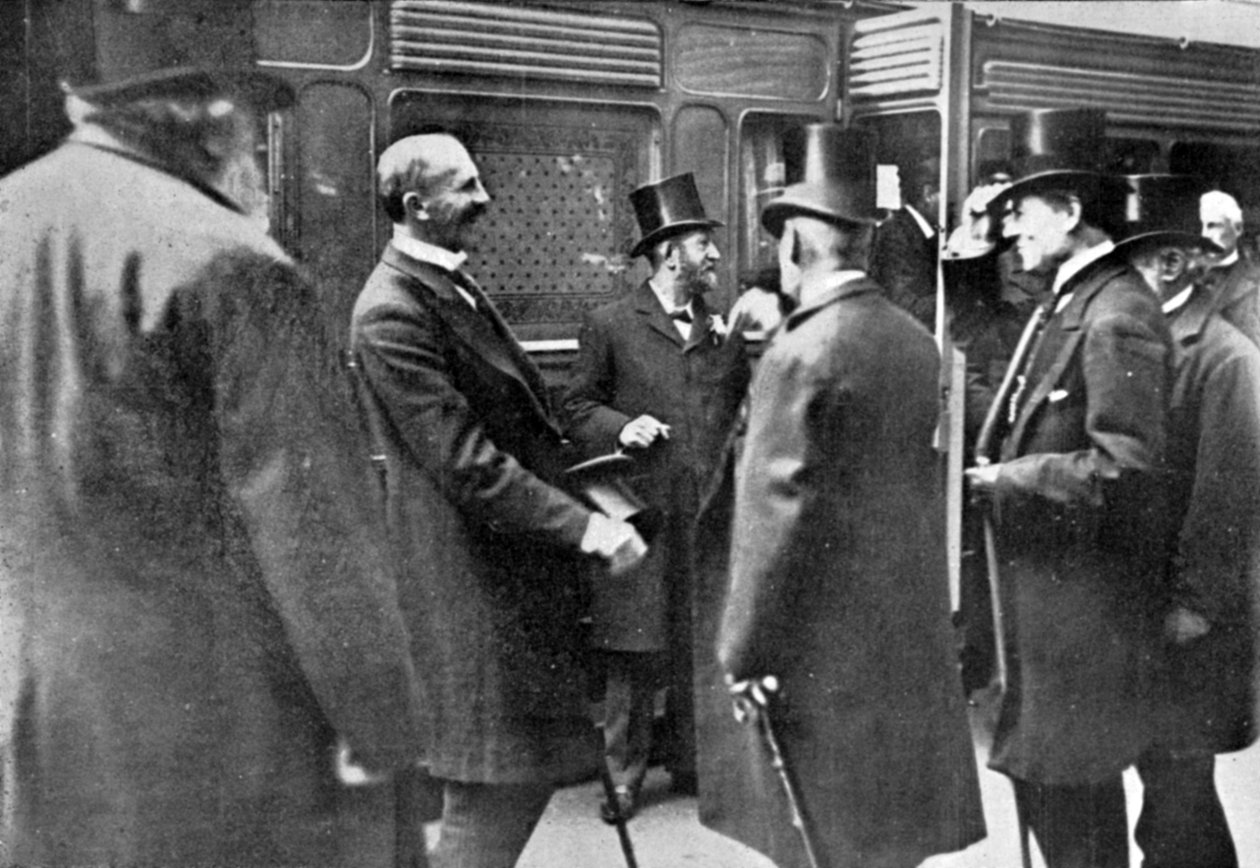 米尔纳勋爵的接待，来自国王的插图，1901年6月1日 作者 英国摄影师