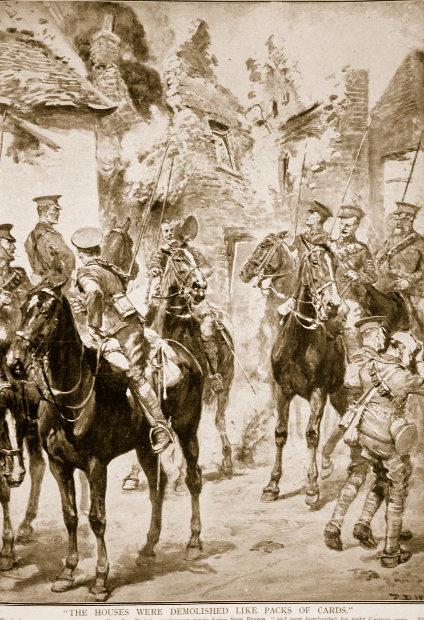 1914年至1919年，这些房屋像卡包一样被拆除 作者 英国摄影师