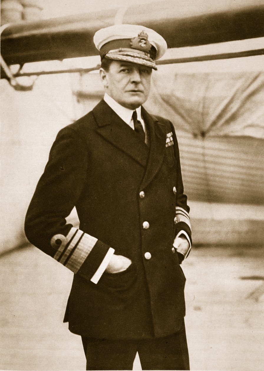 海军上将David Beatty爵士，GCB，战斗巡洋舰舰队总司令，1914-19 作者 英国摄影师