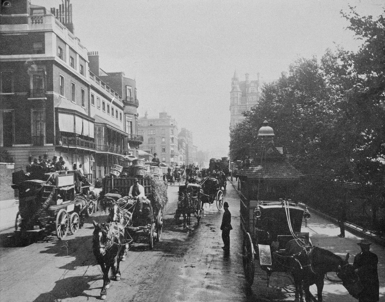 皮卡迪利的视图，c.1900 作者 英国摄影师