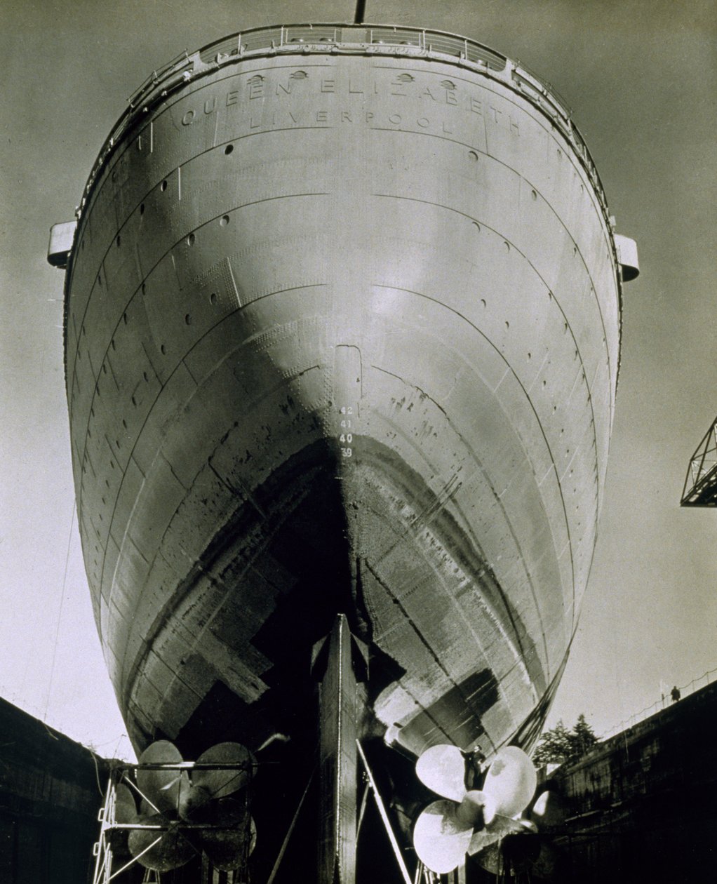 观点：RMS女王伊丽莎白，1942年 作者 英国摄影师