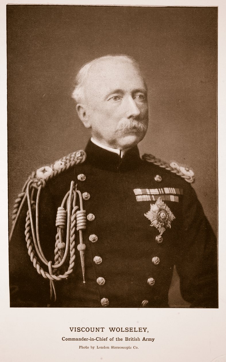 Viscount Wolseley，照片归属于伦敦立体公司（sepia photo） 作者 英国摄影师