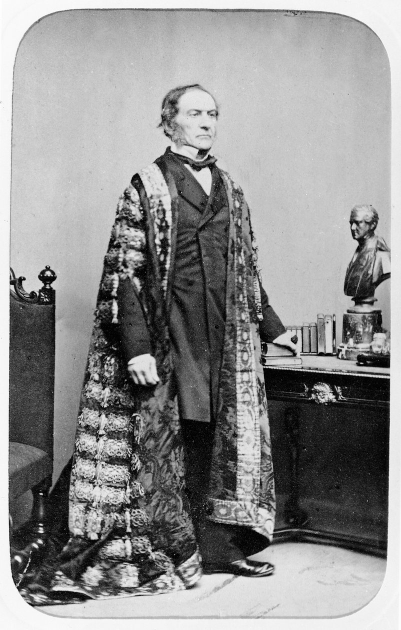 William Ewart Gladstone，1860年 作者 英国摄影师