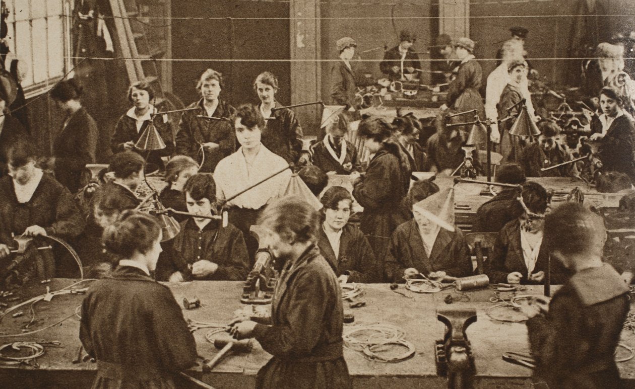 女性工作者在1914-19的RN航空服务 作者 英国摄影师