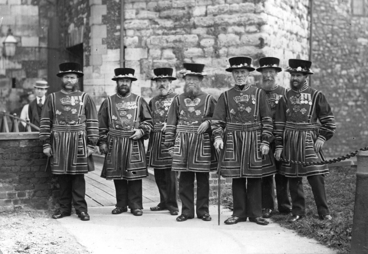 伦敦塔的Yeoman Warders 作者 英国摄影师