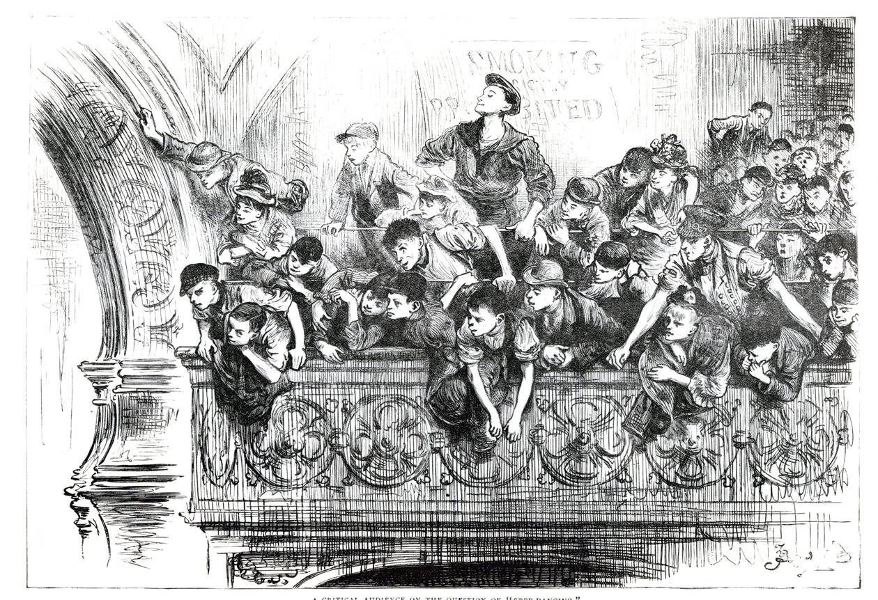 关于跳舞问题的重要观众，1870年代 作者 英语学校