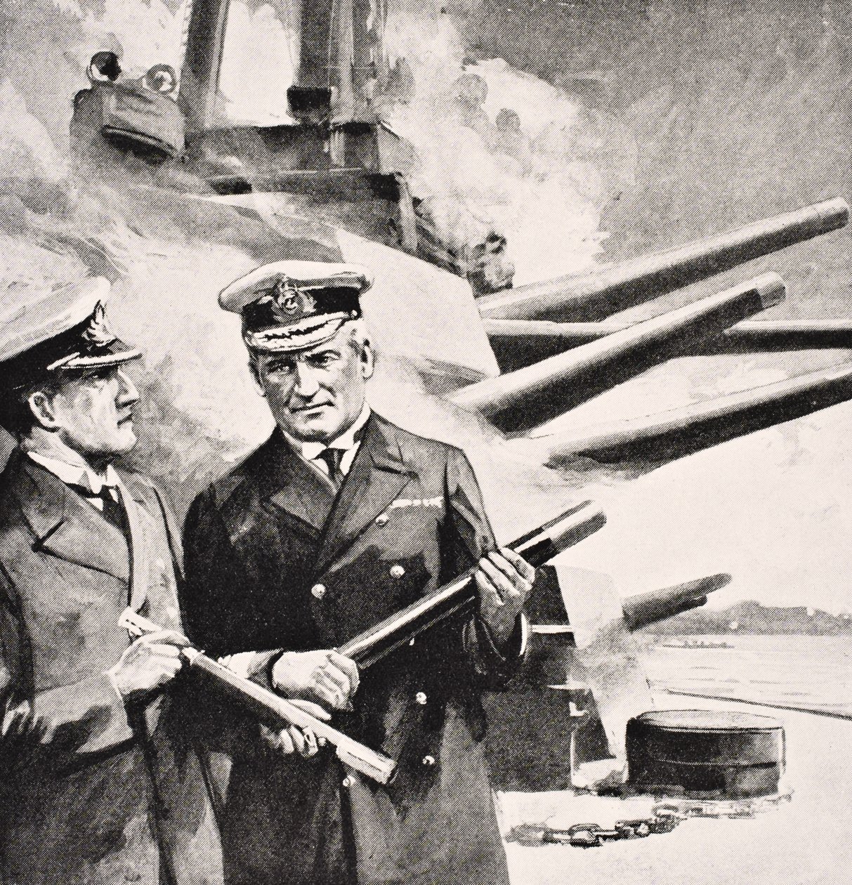 1916年在伦敦出版的“The War Illustrated Album deLuxe”舰队的海军上将John Michael de Robeck爵士 作者 英语学校