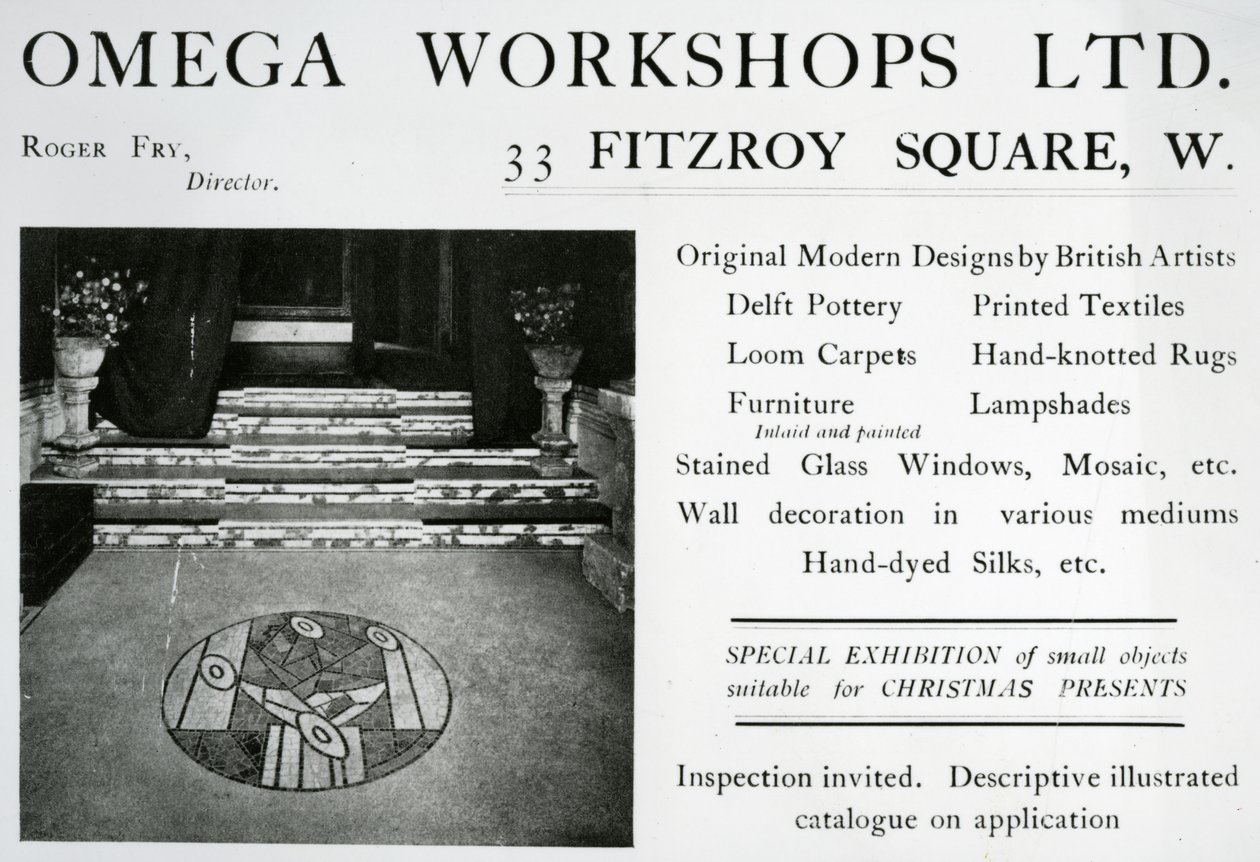 Omega Workshops Ltd的广告（打印） 作者 英语学校