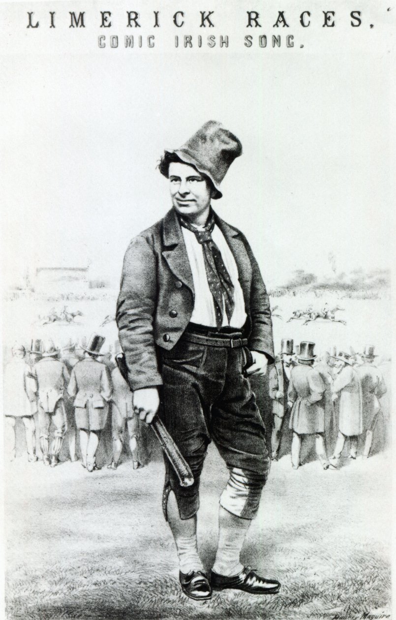 “Limerick Races”的广告由Sam Collins执导，是一首喜剧爱尔兰歌曲 作者 英语学校
