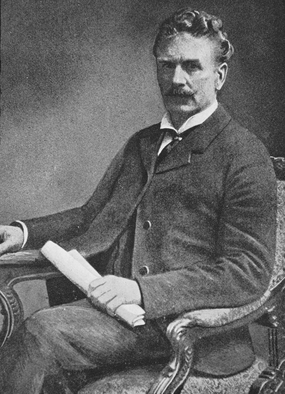 Ambrose Gwinnett Bierce（1842-c.1914）（照相凹版） 作者 英语学校
