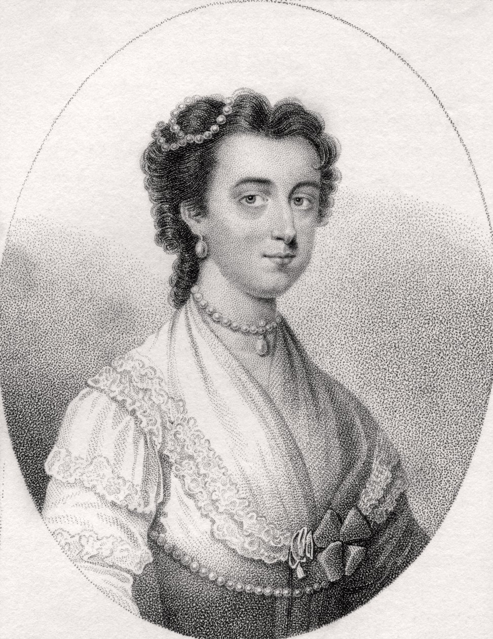安妮·英格拉姆（Anne Ingram），“皇家和贵族作者目录，第五卷”的插图，于1806年出版 作者 英语学校