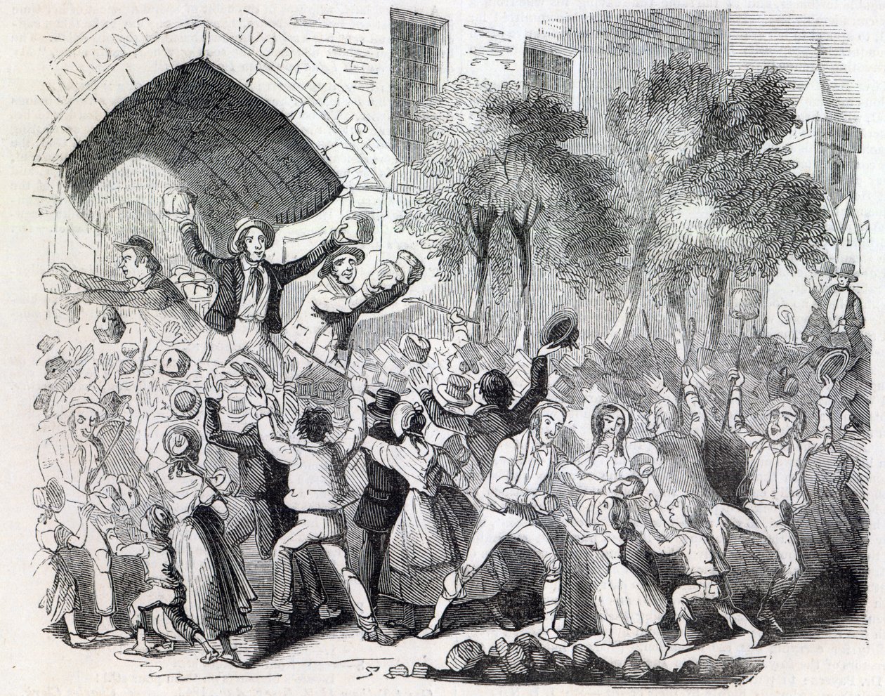 1842年攻击斯托克波特的工作室 作者 英语学校