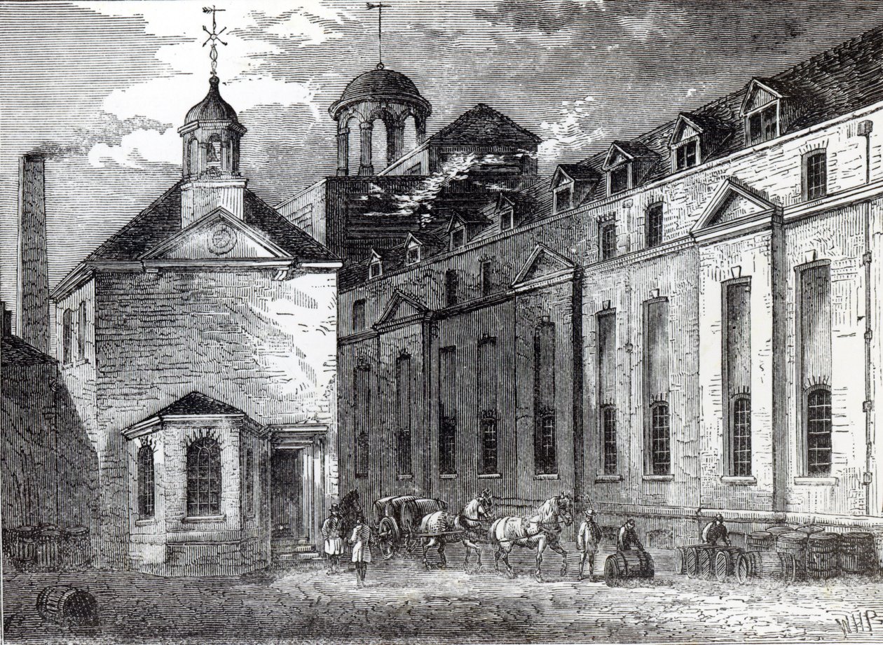 巴克莱啤酒厂，1829年 作者 英语学校