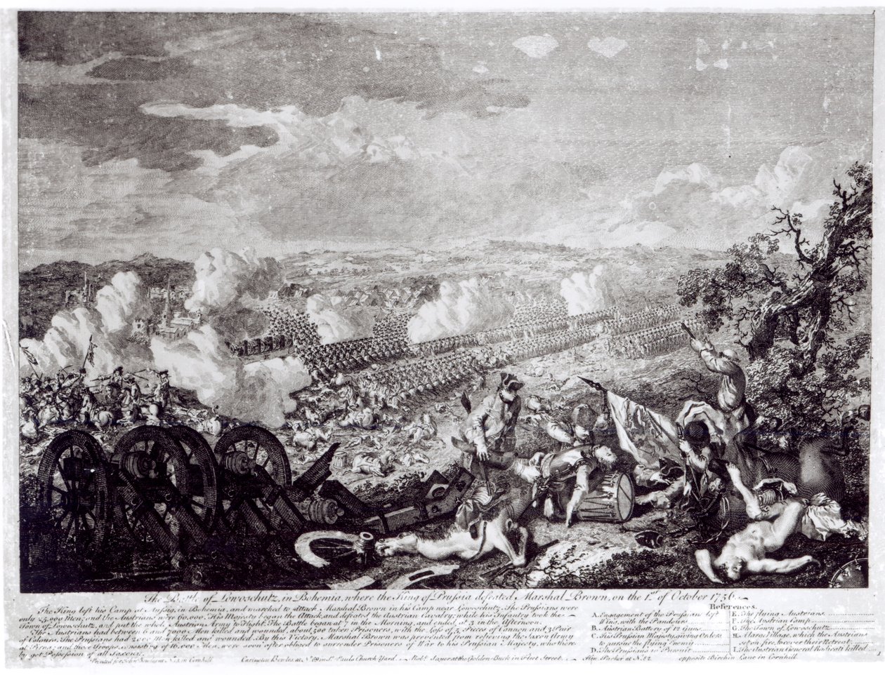 Lobositz战役，1756年10月1日 作者 英语学校