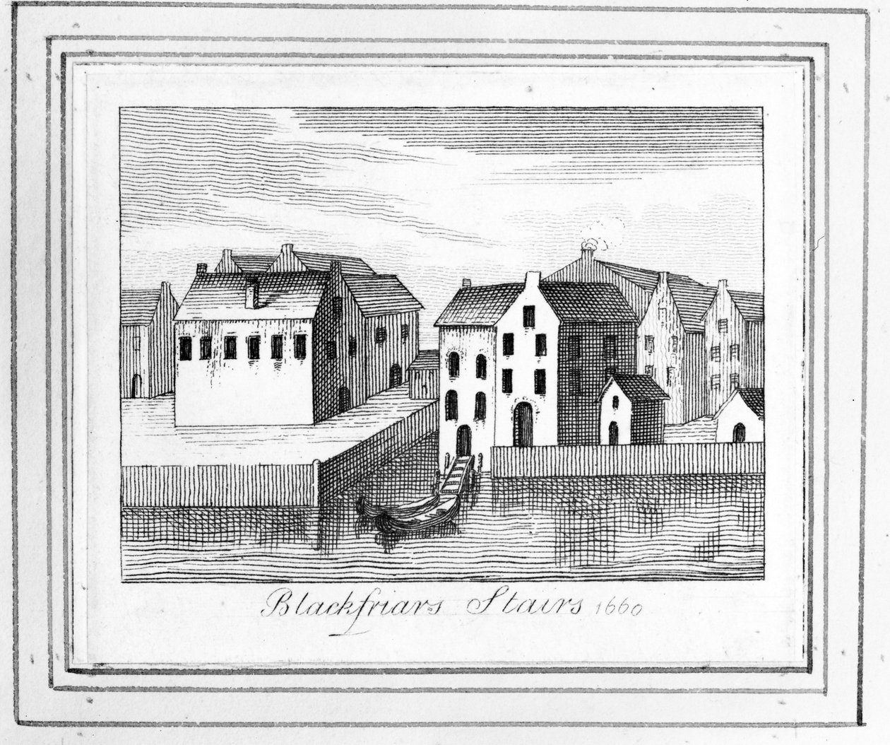 Blackfriars Stairs，1660 作者 英语学校