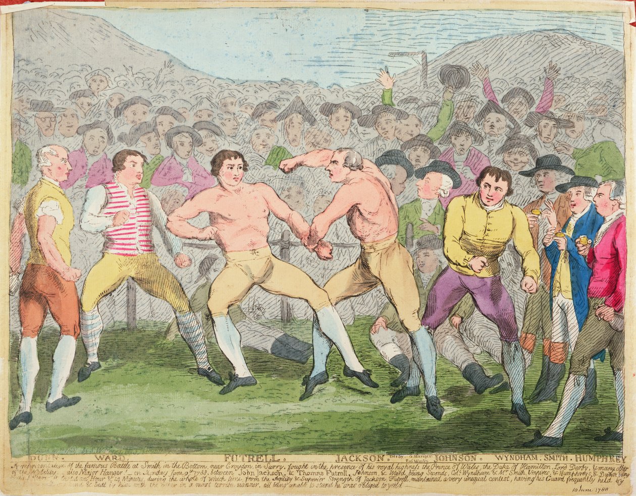 拳击比赛，1788年6月10日 作者 英语学校