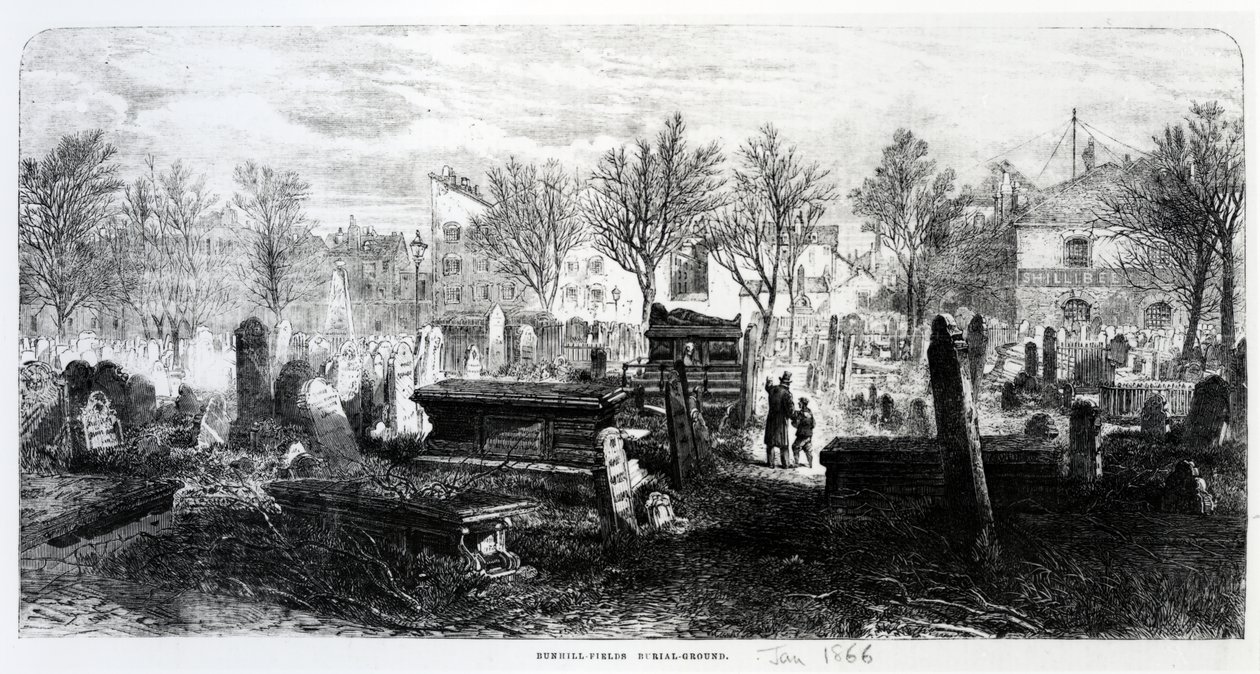 Bunhill Fields，1866年1月 作者 英语学校