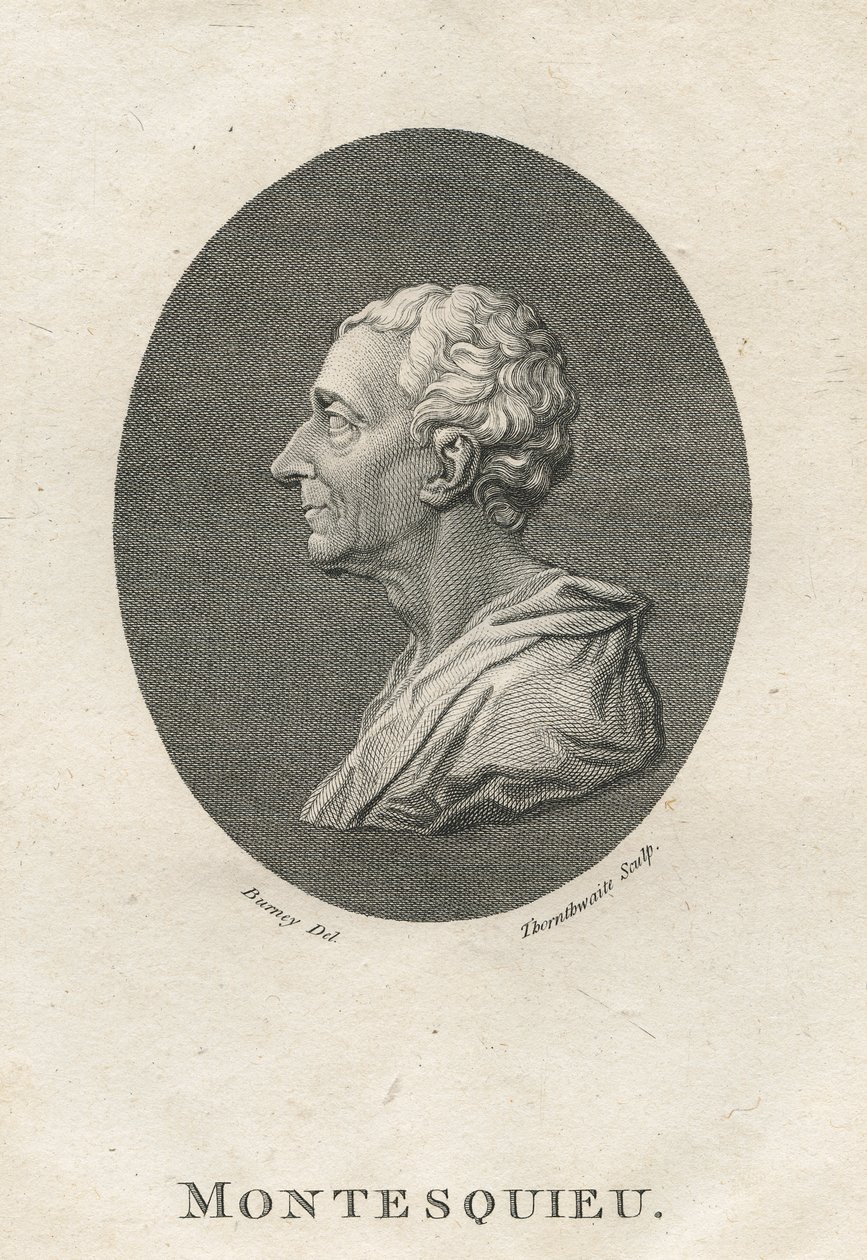 第二位的查尔斯路易斯，孟德斯鸠男爵（1689-1755） 作者 英语学校